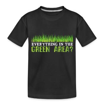 Espace vert ? - Denglish dit Denglish - T-shirt bio Premium Enfant - noir - Devant