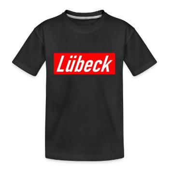 Lübeck - Slogan - Deutschland - Germany - Kinder Premium Bio T-Shirt - Schwarz - Vorne