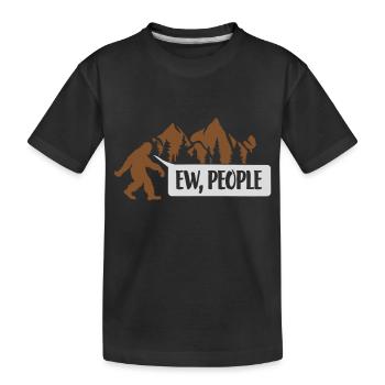 Citation ew people Bigfoot - T-shirt bio Premium Enfant - noir - Devant