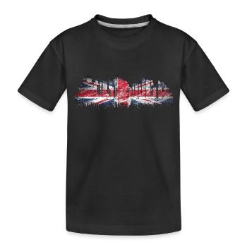 Angleterre Royaume-Uni Londres Anglais britannique Royaume-Uni - T-shirt bio Premium Enfant - noir - Devant