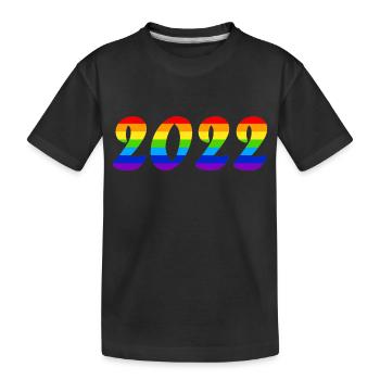 de l’équipe nationale LGBTQ - T-shirt bio Premium Enfant - noir - Devant