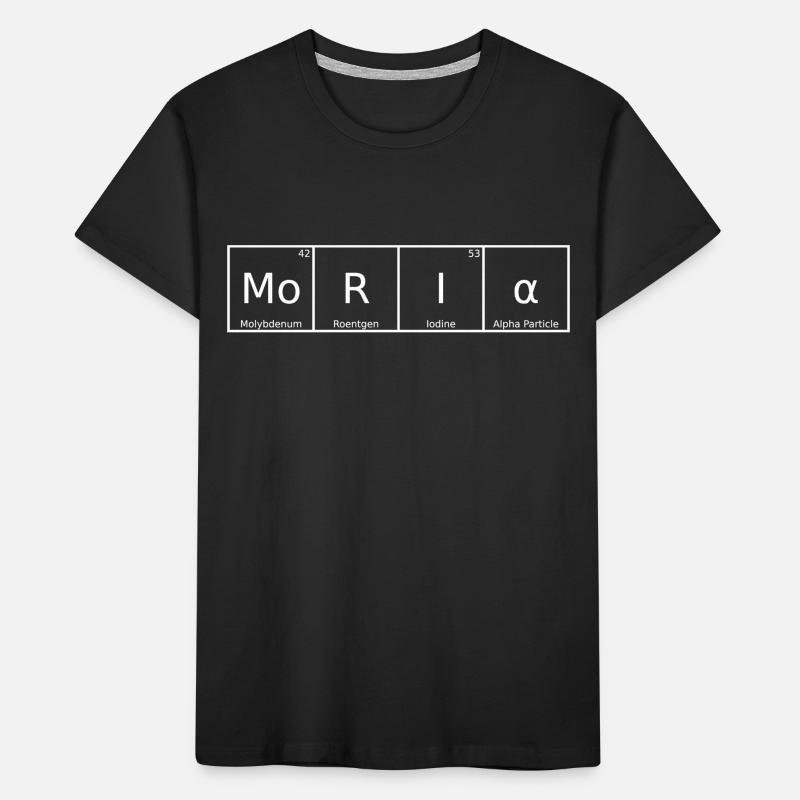 Moria Surname First Name Chemistry Periodic Table Elements Kids' Premium Organic T-Shirt