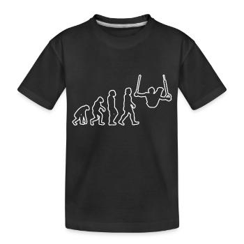 Gymnastics Gymnastics Floor Gymnastics Gymnastics Club - Kids' Premium Organic T-Shirt - black - Front