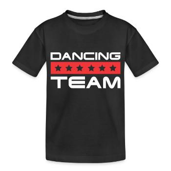 Dancing Crew - Kinder Premium Bio T-Shirt - Schwarz - Vorne