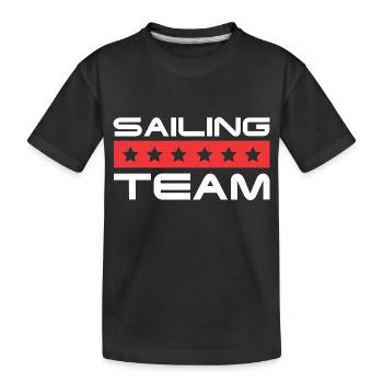 Équipage - T-shirt bio Premium Enfant - noir - Devant