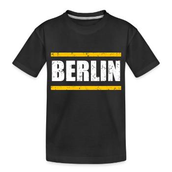 Berlin Vintage - T-shirt bio Premium Enfant - noir - Devant