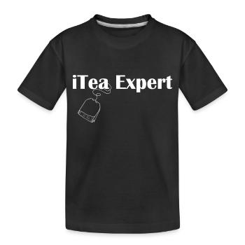 Logiciel de codage expert iTea - T-shirt bio Premium Enfant - noir - Devant