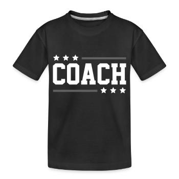Formateur d’entraîneurs - T-shirt bio Premium Enfant - noir - Devant