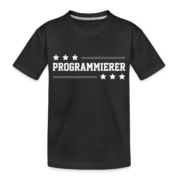 Programmierer Beruf - Kinder Premium Bio T-Shirt - Schwarz - Vorne