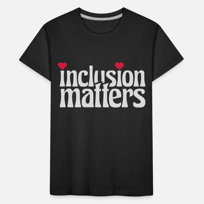 inclusion matters Logo Quote Kids' Premium Organic T-Shirt