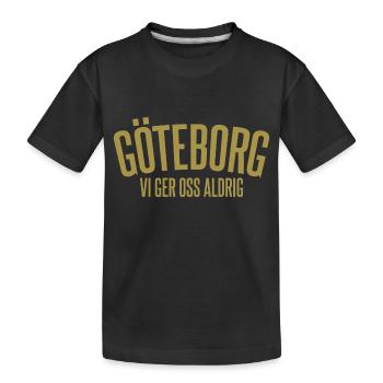 Göteborg Nous n’abandonnons jamais - T-shirt bio Premium Enfant - noir - Devant