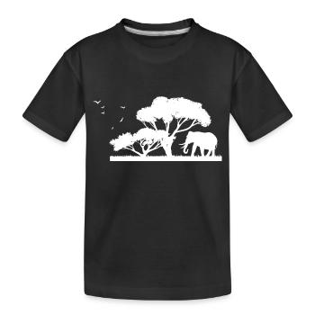 Safari Zoo Animal Safari Zoo - T-shirt bio Premium Enfant - noir - Devant