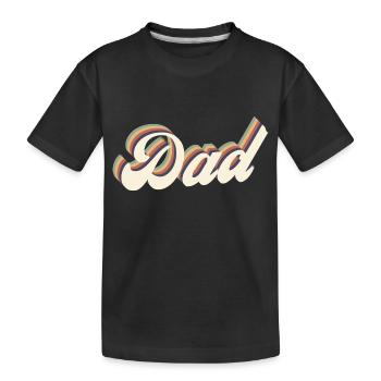 dad vintage - T-shirt bio Premium Enfant - noir - Devant