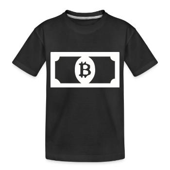 Bitcoin dollars - T-shirt bio Premium Enfant - noir - Devant