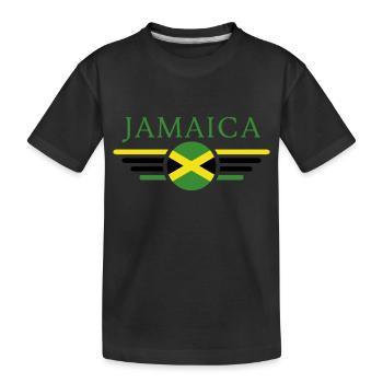 Jamaïque - T-shirt bio Premium Enfant - noir - Devant