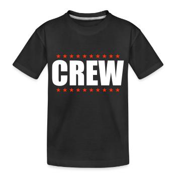Conception de l’équipage - T-shirt bio Premium Enfant - noir - Devant