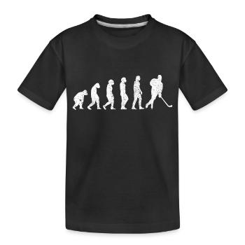 Joueurs de hockey sur glace de l’équipe de hockey sur glace - T-shirt bio Premium Enfant - noir - Devant
