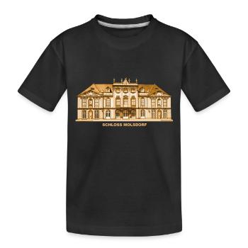 Château de Molsdorf Baroque Erfurt Thuringe - T-shirt bio Premium Enfant - noir - Devant