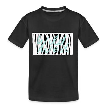 Wild West - Kinder Premium Bio T-Shirt - Schwarz - Vorne