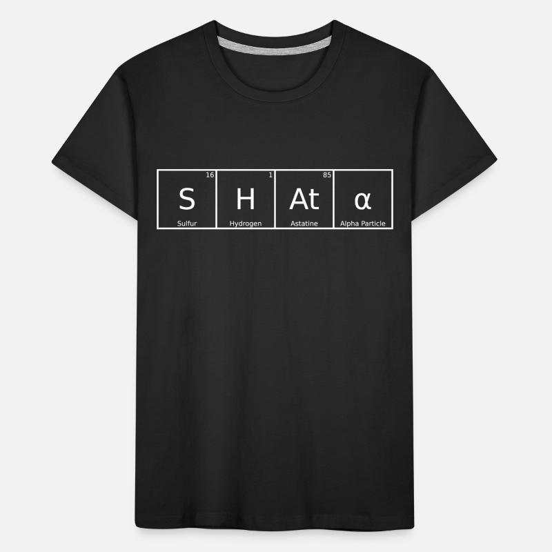 Shata Name First Name Chemistry Periodic Table Elements Kids' Premium Organic T-Shirt
