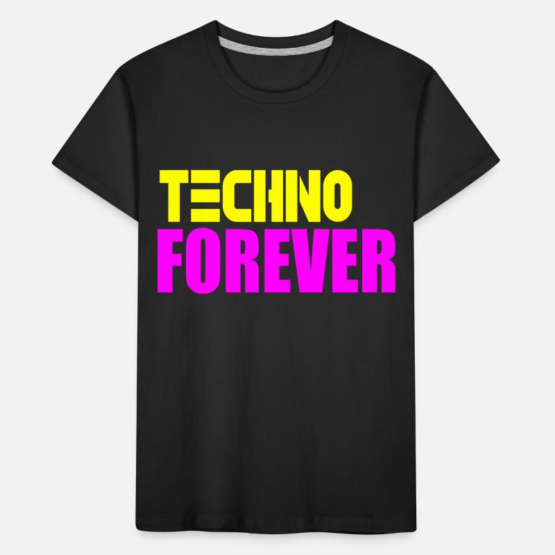 Techno forever Kids' Premium Organic T-Shirt
