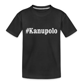 #Kanupolo - Sport - Paddeln - Paddel - Kinder Premium Bio T-Shirt - Schwarz - Vorne
