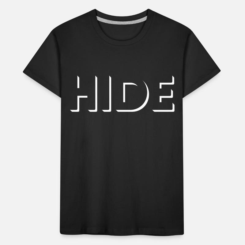 HIDE, white fantastic empty space effect! Kids' Premium Organic T-Shirt