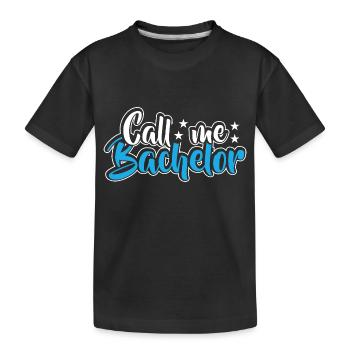 Bachelor bestanden Abschluss Promotion Sponsion - Kinder Premium Bio T-Shirt - Schwarz - Vorne