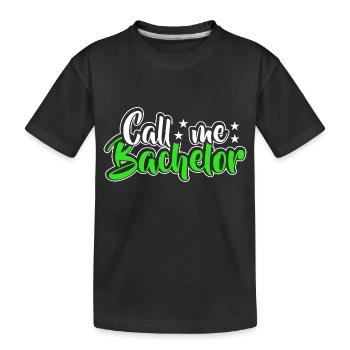 Baccalauréat Réussi Graduation Doctorat Graduation - T-shirt bio Premium Enfant - noir - Devant
