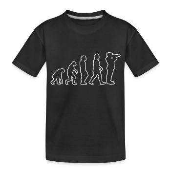 Photographer Funny Photographing Camera Photographers - Kids' Premium Organic T-Shirt - black - Front
