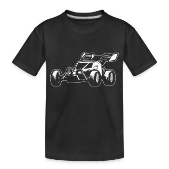 RC Car Remote Control Car - Kids' Premium Organic T-Shirt - black - Front