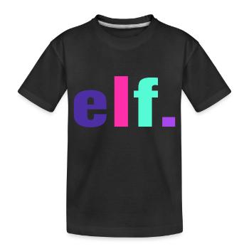 11. Geburtstag Elf Geschenk 11 Jahre - Kinder Premium Bio T-Shirt - Schwarz - Vorne