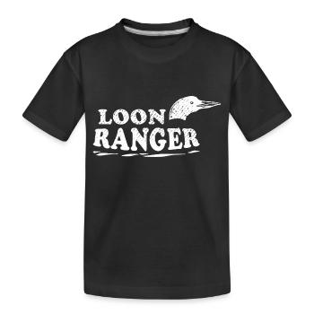 Seetaucher-Ranger - Kinder Premium Bio T-Shirt - Schwarz - Vorne