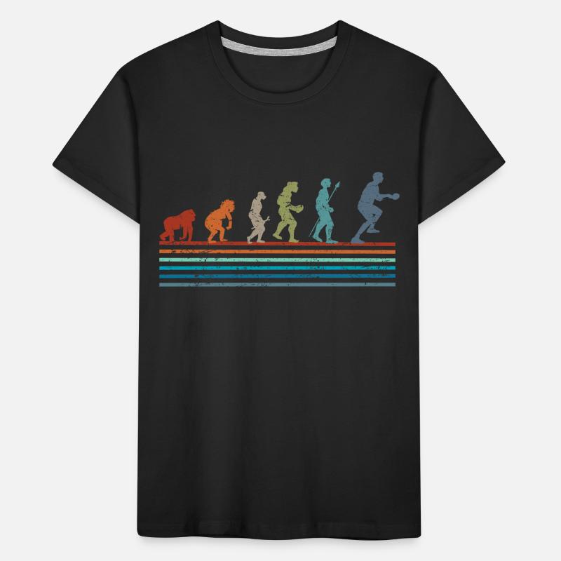 Évolution rétro vintage ping-pong T-shirt bio Premium Enfant