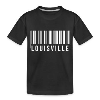 Code-barres Louisville - T-shirt bio Premium Enfant - noir - Devant