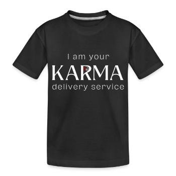 Karma - T-shirt bio Premium Enfant - noir - Devant