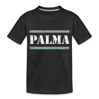Palma Vintage - Kids' Premium Organic T-Shirt - black - Front