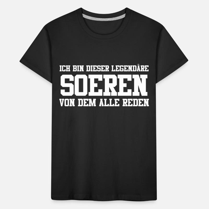 Soeren Name Design Kinder Premium Bio T-Shirt