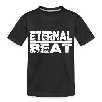 musicality groove timeless beauty funny immortal - Kids' Premium Organic T-Shirt - black - Front