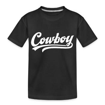 Cowboy - T-shirt bio Premium Enfant - noir - Devant