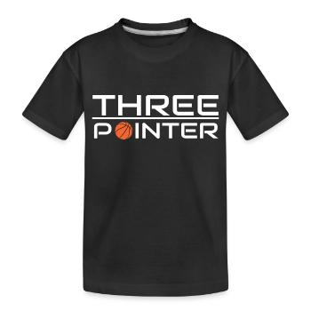 Basketball - Kids' Premium Organic T-Shirt - black - Front