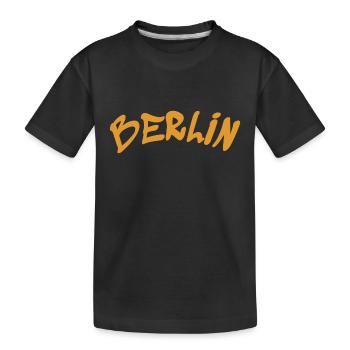 Berlin - Allemagne - Allemagne - Porte de Brandebourg - T-shirt bio Premium Enfant - noir - Devant