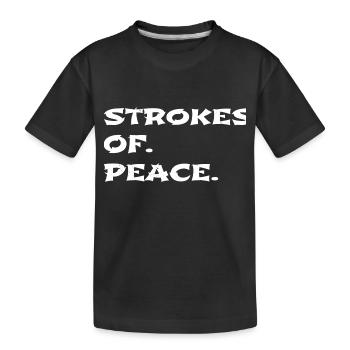 mind-body harmony contemporary art - Kids' Premium Organic T-Shirt - black - Front