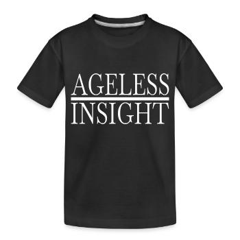 present wisdom traditions life wisdom - Kinder Premium Bio T-Shirt - Schwarz - Vorne