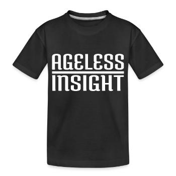 Cultiver la sagesse Citations de sagesse idée cadeau - T-shirt bio Premium Enfant - noir - Devant