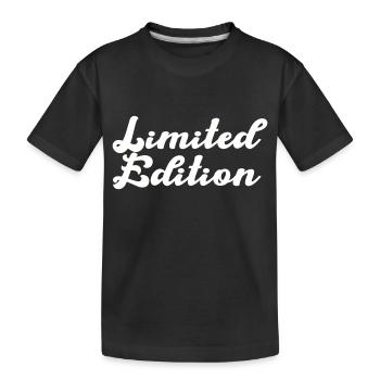 limited edition - Kinder Premium Bio T-Shirt - Schwarz - Vorne