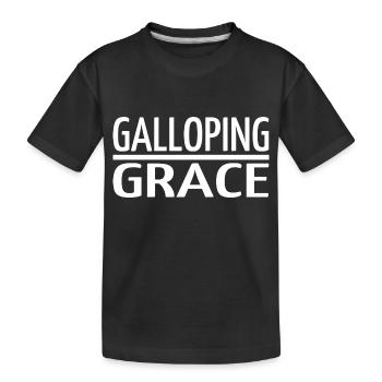 jokes equestrian community funny quote - Kinder Premium Bio T-Shirt - Schwarz - Vorne