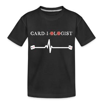 Kartenlegerin - Kinder Premium Bio T-Shirt - Schwarz - Vorne