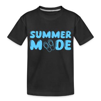 Mode été - T-shirt bio Premium Enfant - noir - Devant