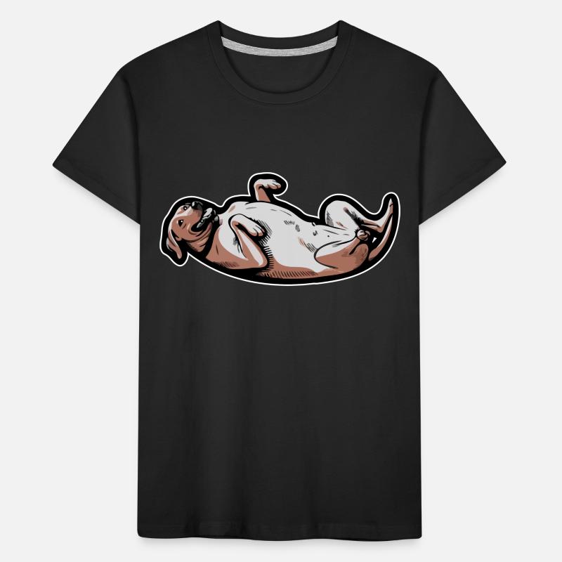 Rhodesian Ridgeback Yoga Rhodesian Ridgebacks T-shirt bio Premium Enfant